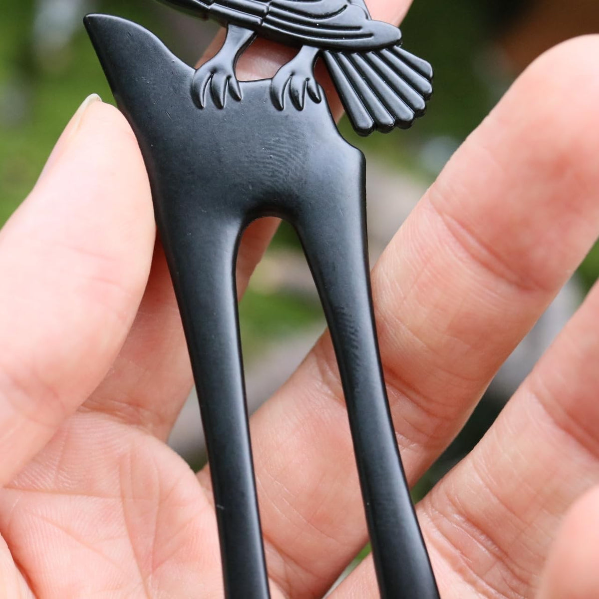 2pack U Shaped Viking Raven Metal Hair 1 Count (Pack of 2),