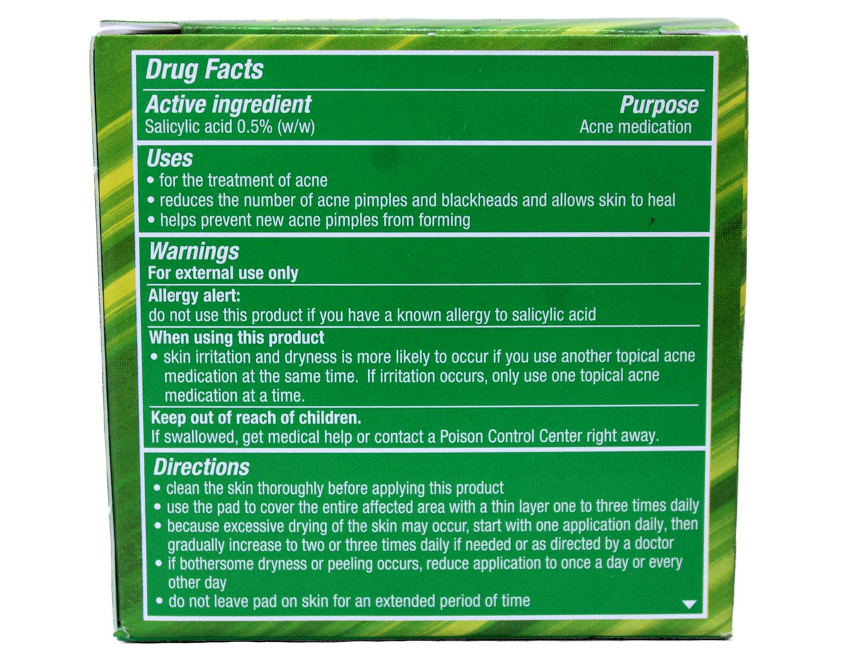 Sensitive Acne Face Pads with Aloe - 55 Count, Pack of 2