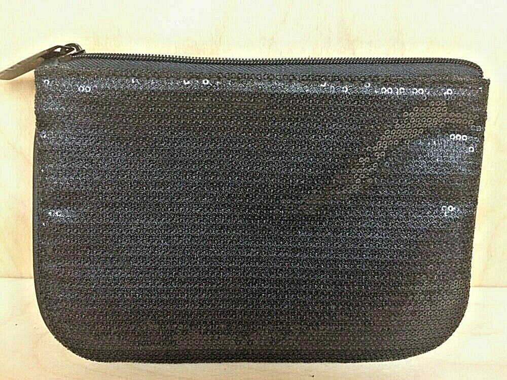 Black Sequin Cosmetic Bag - Narciso Rodriguez Travel & Makeup Organizer