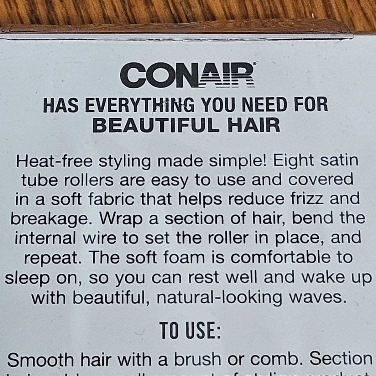 Loose Waves Satin Curlers 2 Pack of 8 - Heat-Free Sleep Rollers for Natural Waves