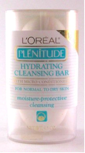 L'Oreal Plentitude Hydrating Cleansing Soap Bar for Normal to Dry Skin 4.5 oz