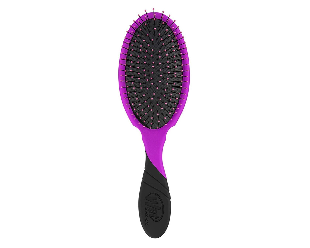 Detangler Brush Purple with IntelliFlex Soft Bristles - Tangle-Free Hair Tool