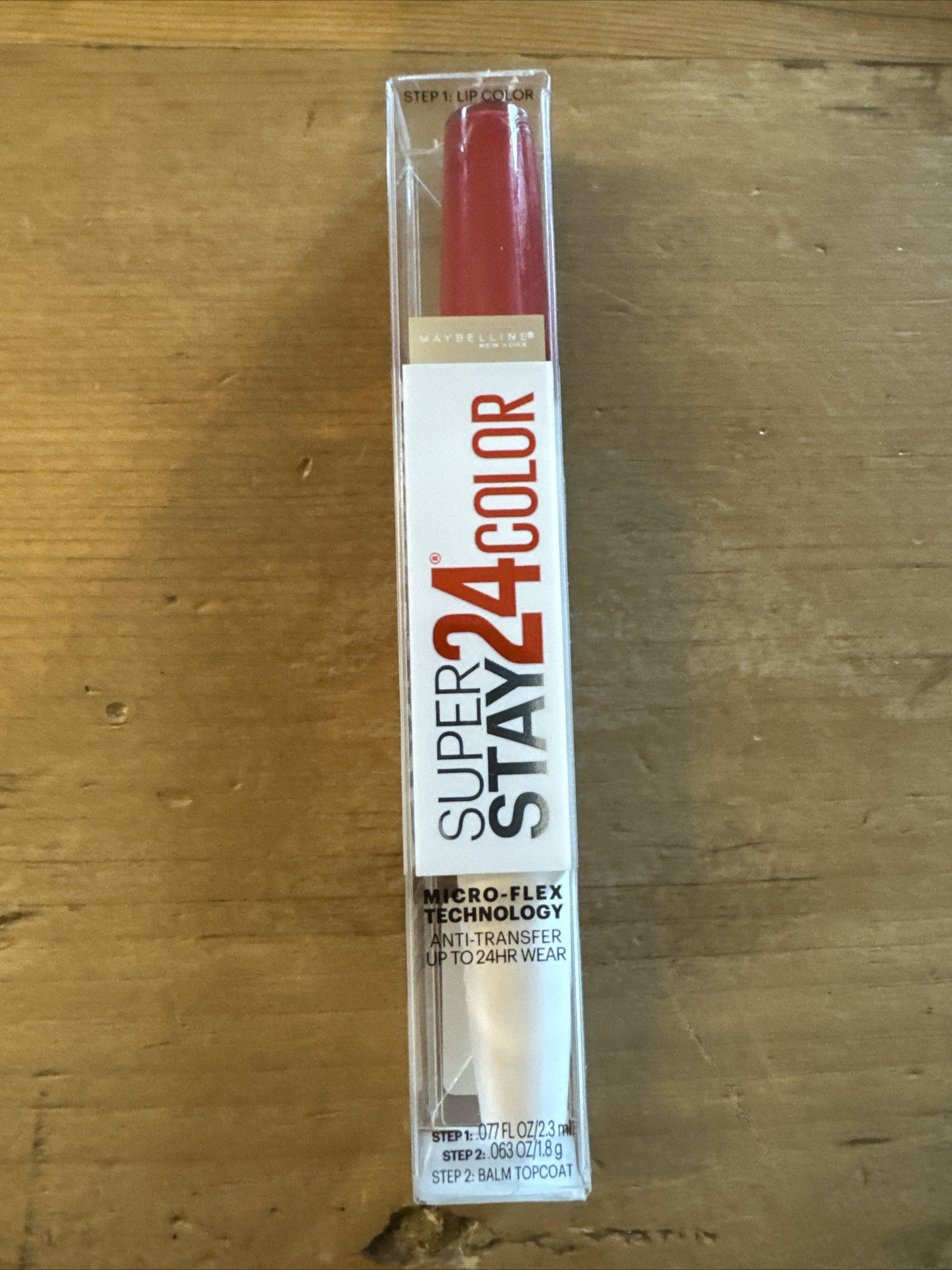 Maybelline Super Stay 24 Color 2-Step Liquid Lipstick - Eternal Cherry