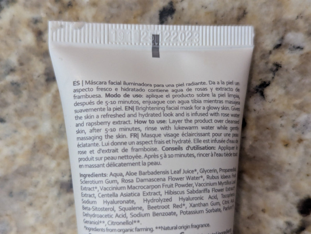 Rose & Berries Aqua Bouncy Mask 1.69 fl oz