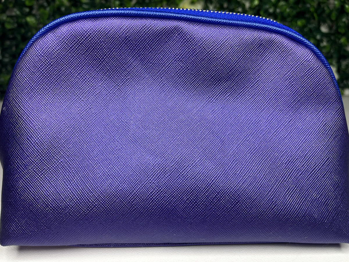 Blue Makeup & Toiletry Travel Pouch Case - Cosmetic Bag for Cosmetics & Personal Items