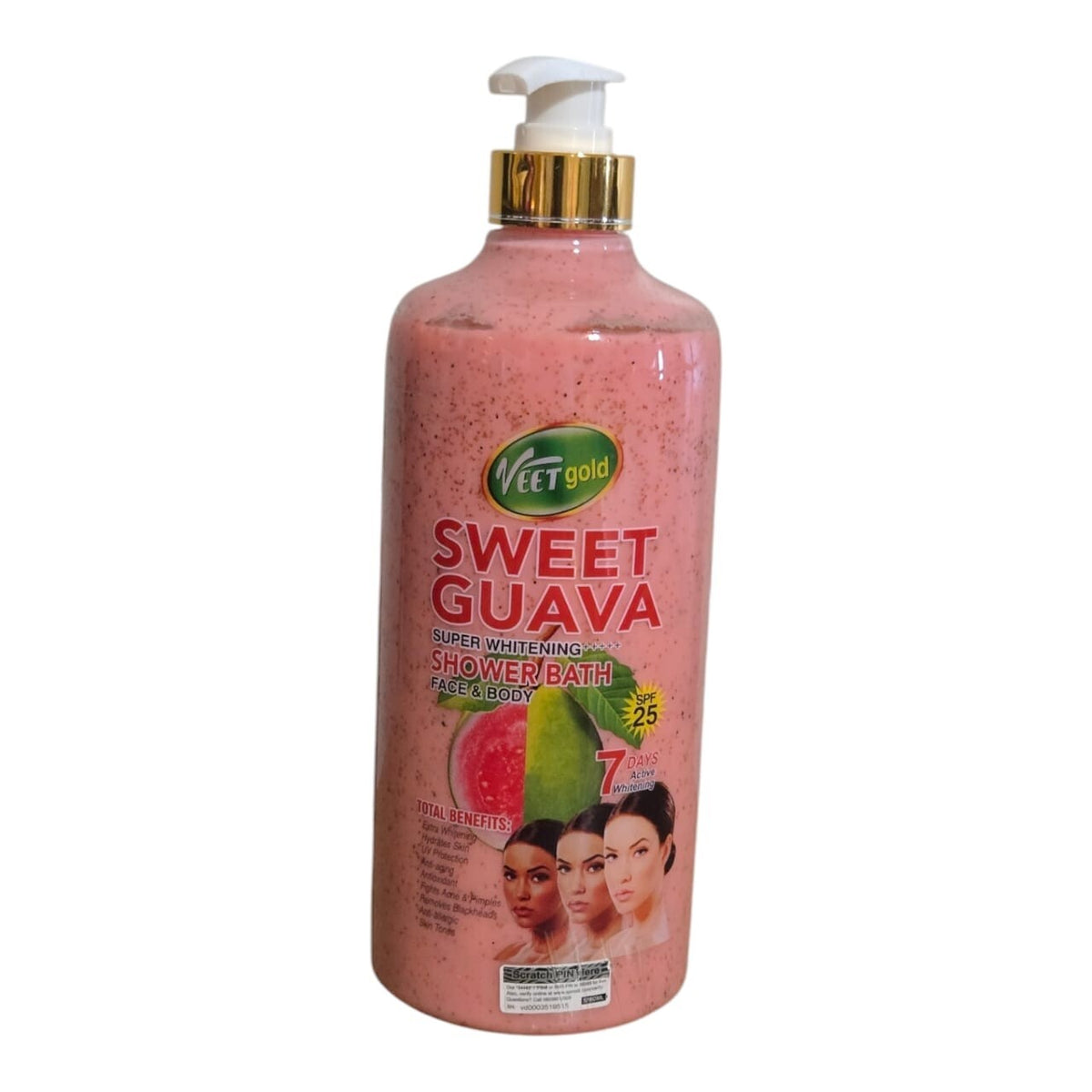 Veet Gold Sweet Guava Shower Bath with SPF 25 - 1000ml Body Wash