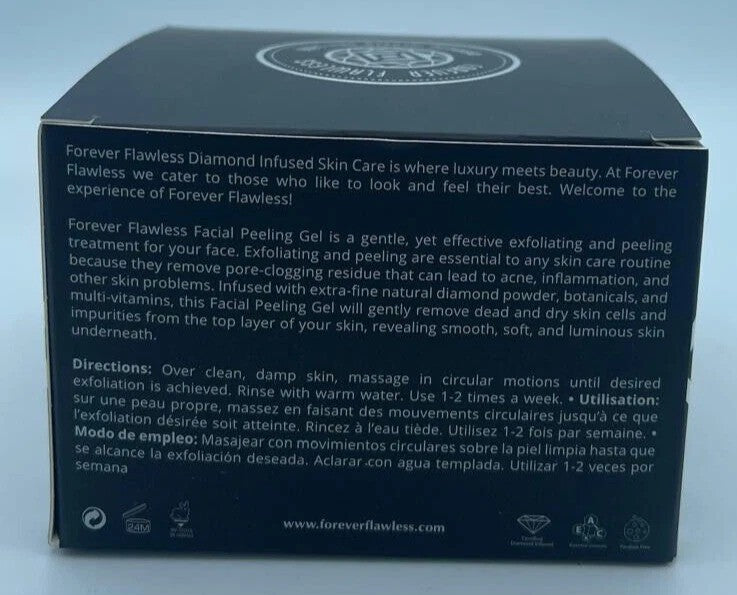 Diamond Infused Facial Peeling Gel 50g Facial Exfoliator for Skin Care