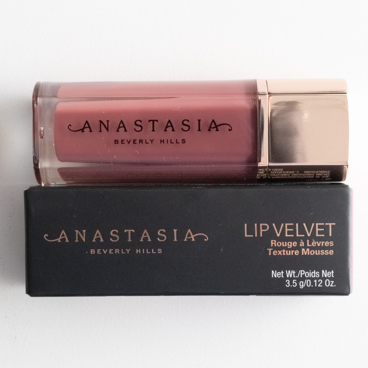 Lip Velvet Rosy Mauve Matte Lipstick - Lightweight Full Pigment, Long-Lasting