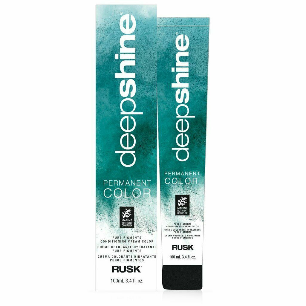 Rusk Deepshine Permanent Conditioning Cream Hair Color 3.4 oz