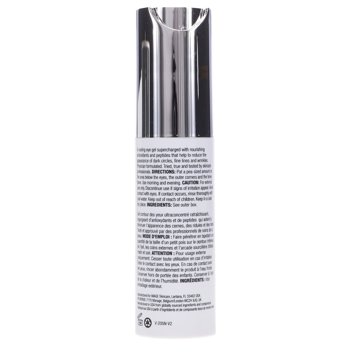 Hydrating Eye Recovery Gel with Vitamin C for Dark Circles & Fine Lines - 0.5 oz
