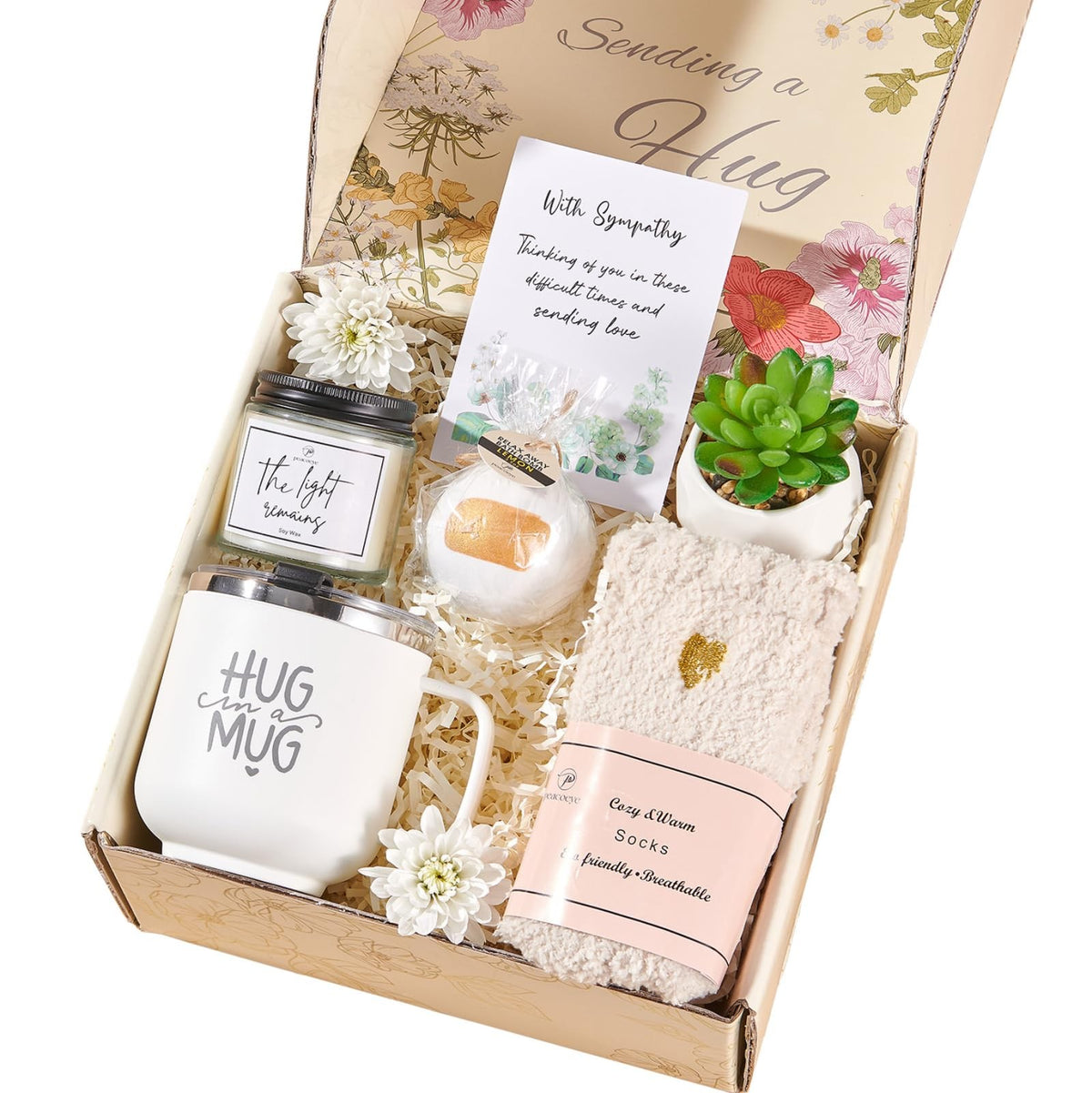 Sympathy Gift Basket for Loss of Loved One - Supportive Care Gift Set