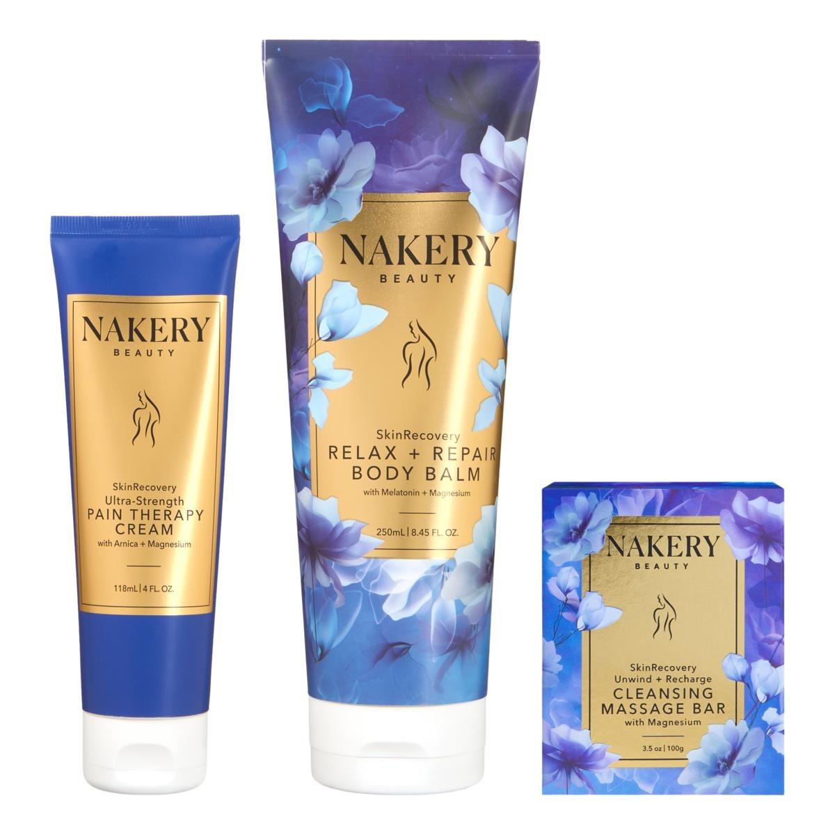3-Piece SkinRecovery Cream, Balm & Massage Bar Set