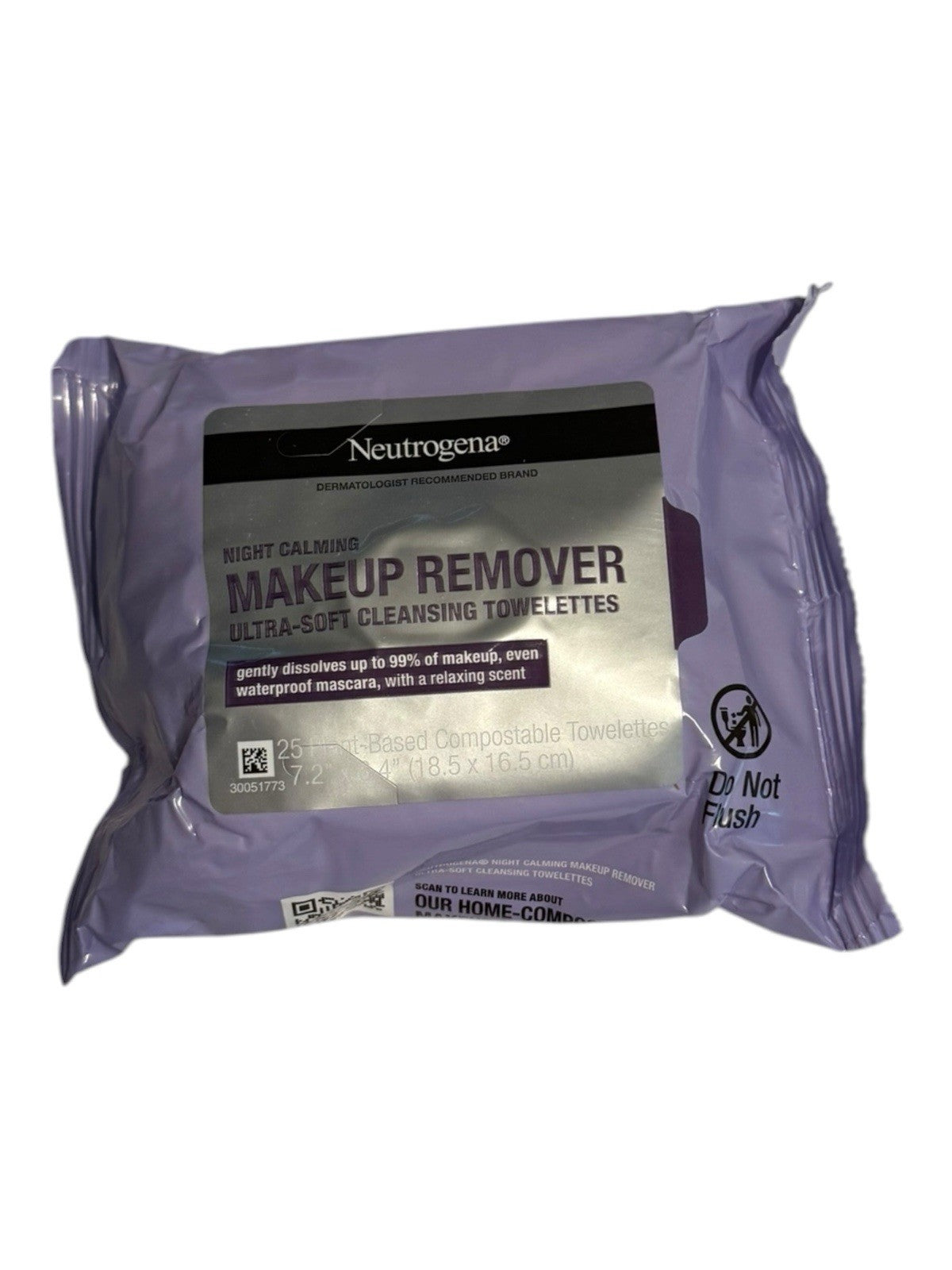 Neutrogena Day & Night Facial Cleansing Wipes - Makeup Remover, 3 Packs of 25