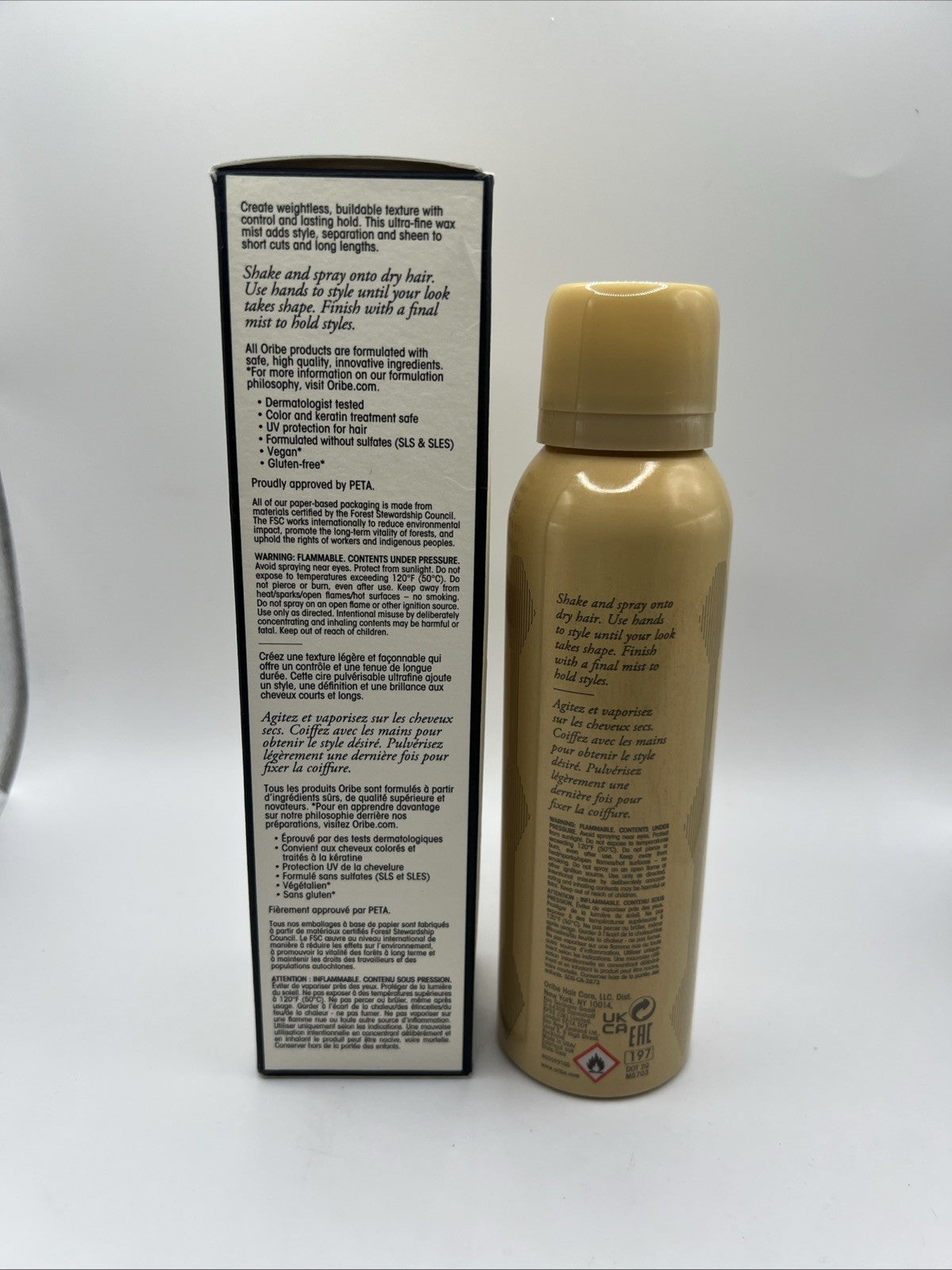 Oribe Flash Form Finishing Spray Wax 4.2oz/150ml Hair Styling Product