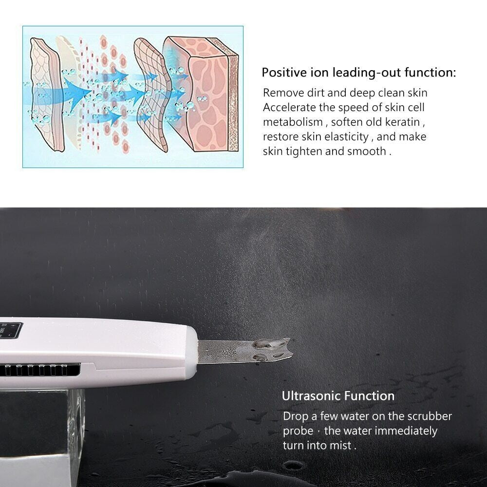 Ultrasonic Pore Cleaner for Blackhead Removal Facial Skin Scrubber