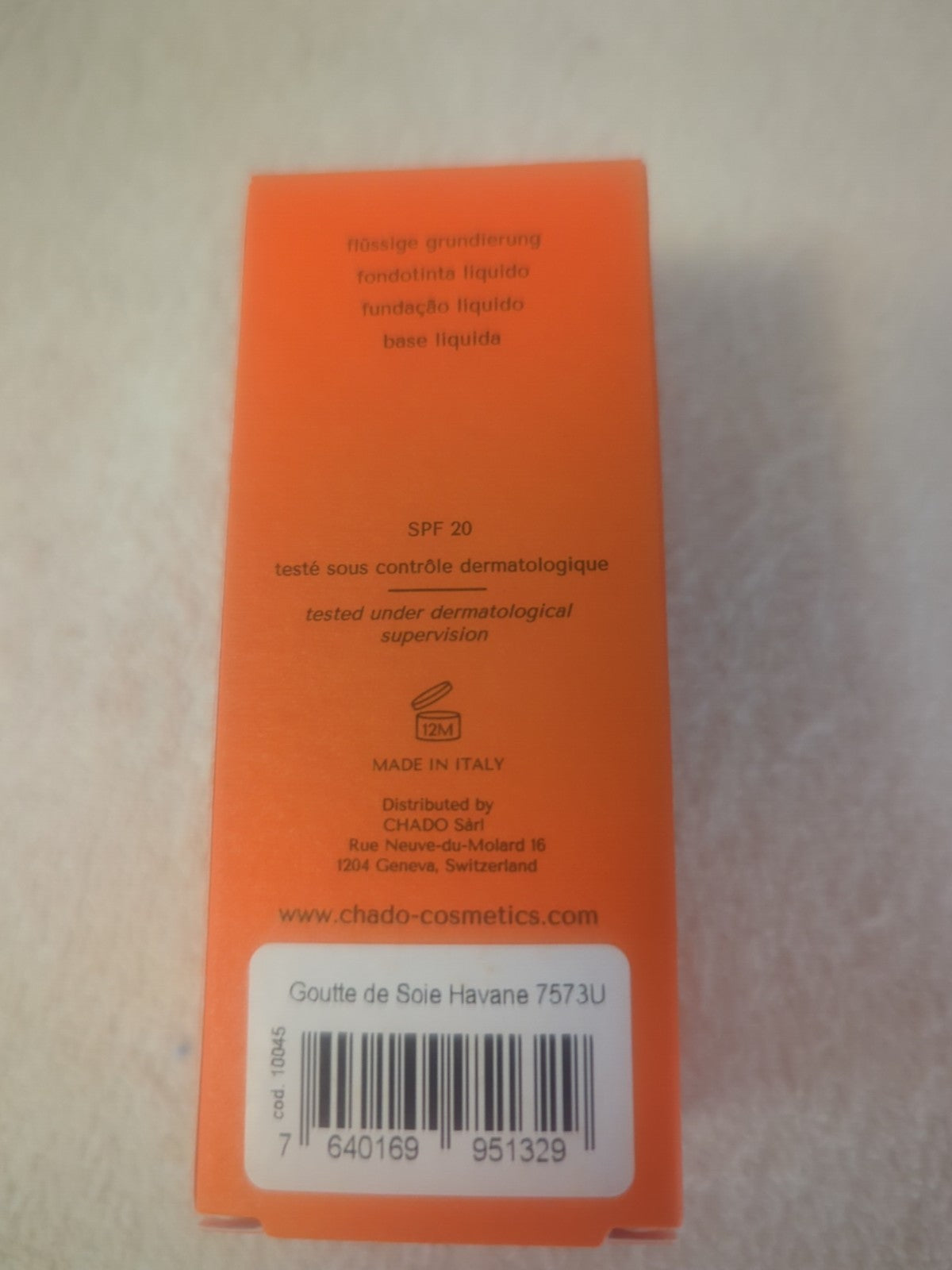 Drop Of Silk Foundation 1 Fl Oz - Havane, Made in Italy