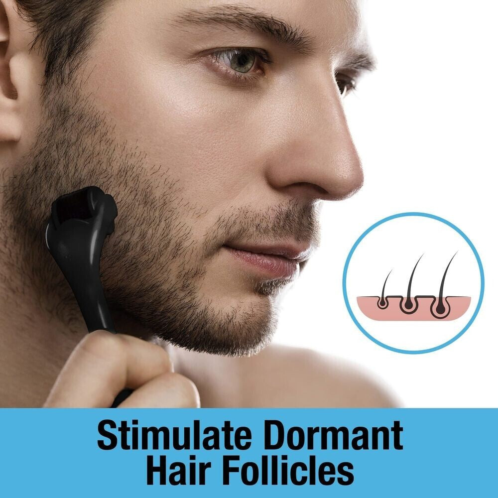 Sterile Titanium Derma Roller for Skin Rejuvenation, Hair Growth & Acne