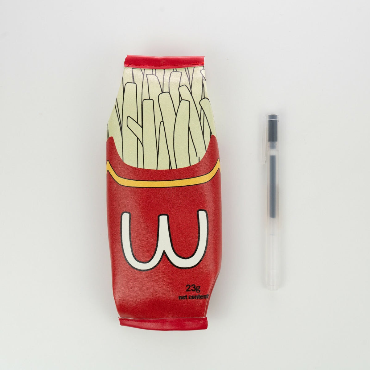 PU Leather Foodie Pencil Case - Pen Organizer with Foodie Style Variants