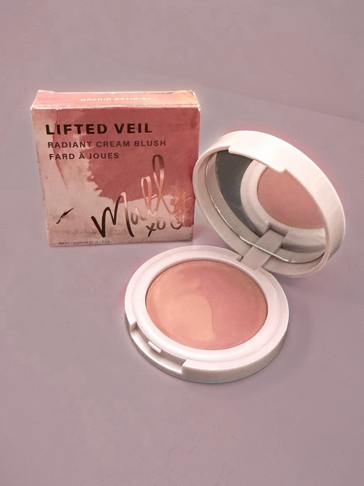 Cream Blush with Radiant Luminous Color - Orchid Optimist, 0.2 oz