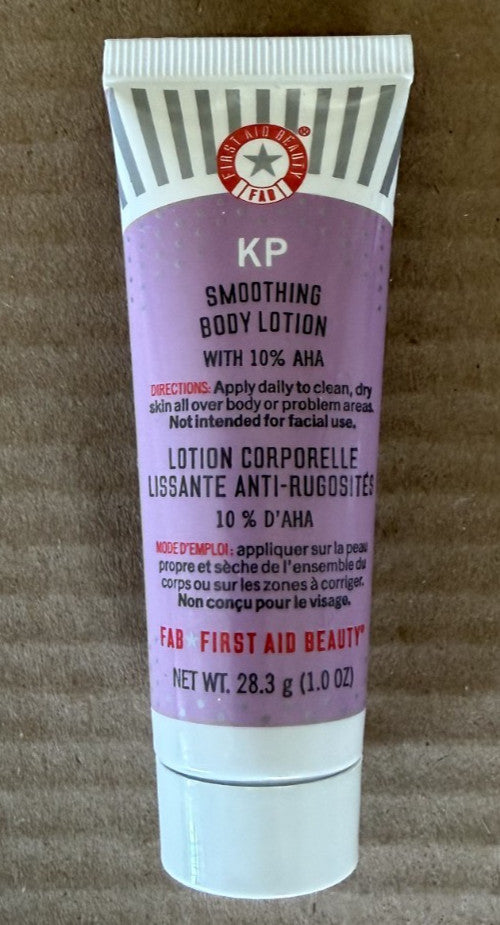 First Aid Beauty KP Smoothing Body Lotion 1 oz 28.3 g Travel Size NEW