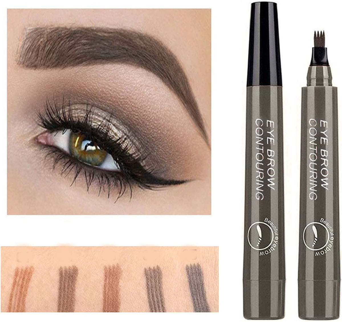 Waterproof Microblading Eyebrow Ink Pen Long Lasting 3D Brow Pencil