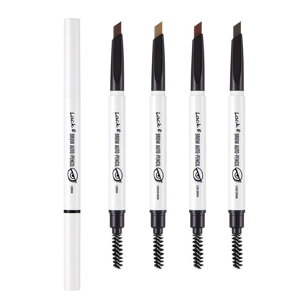 Waterdrop Tip Brow Pencil - Long-Lasting Waterproof Eyebrow Makeup - Bronze Brown 02
