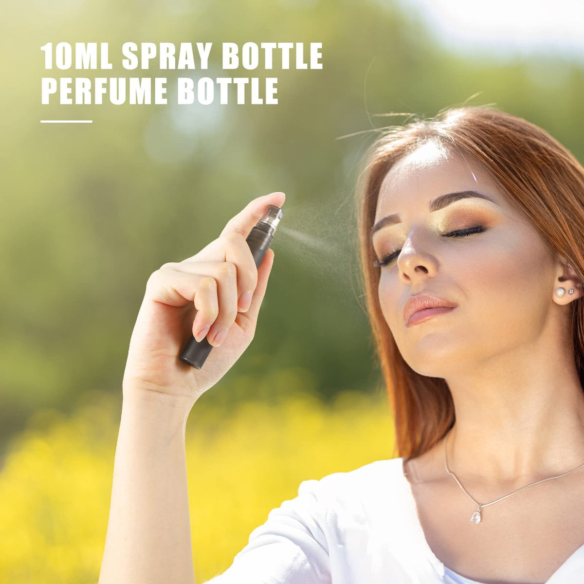 Mini Refillable Perfume Spray Bottles Set 50 Pack - Travel Size 10ml