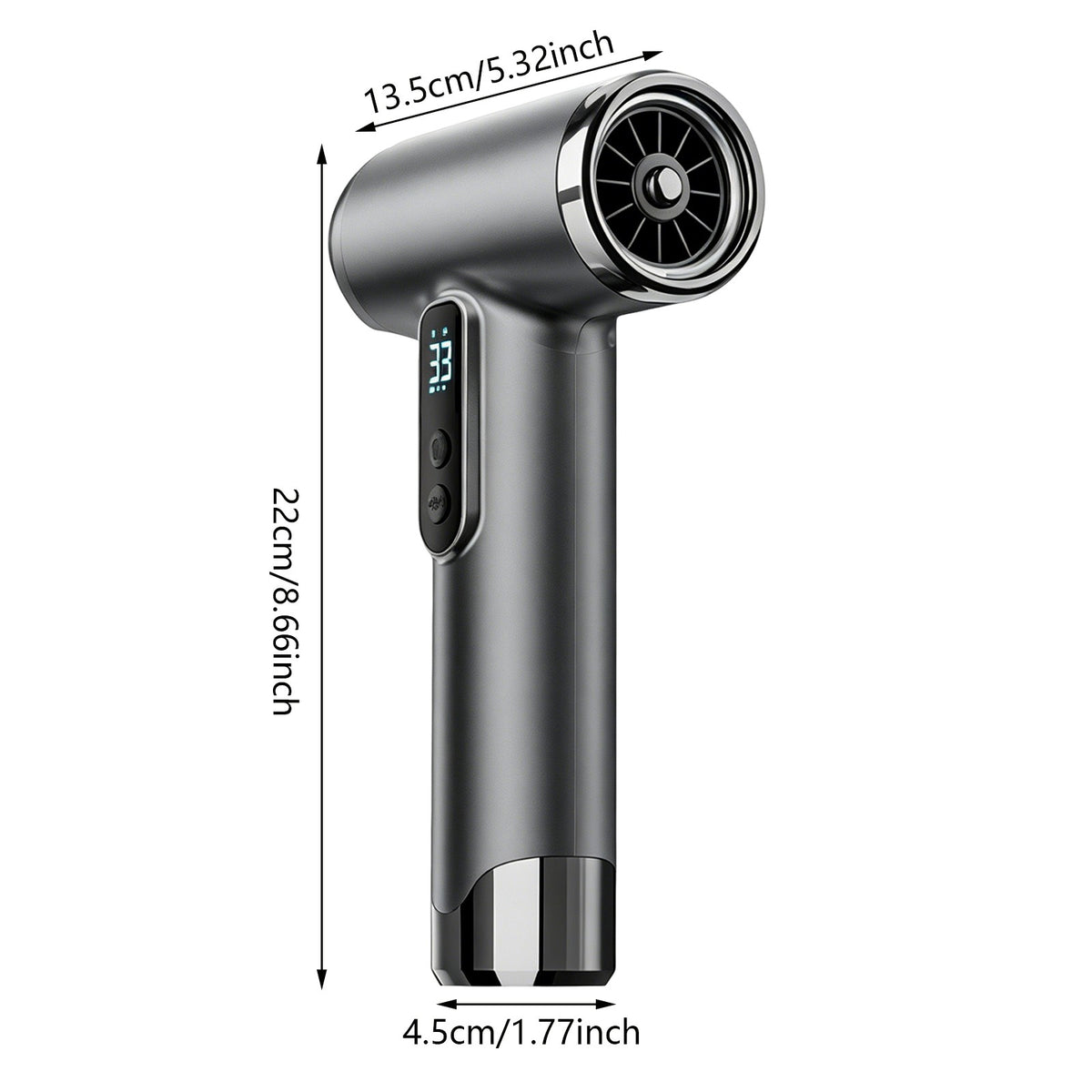 Wireless Portable Hair Dryer with 3-Speed & Temperature Settings for Travel