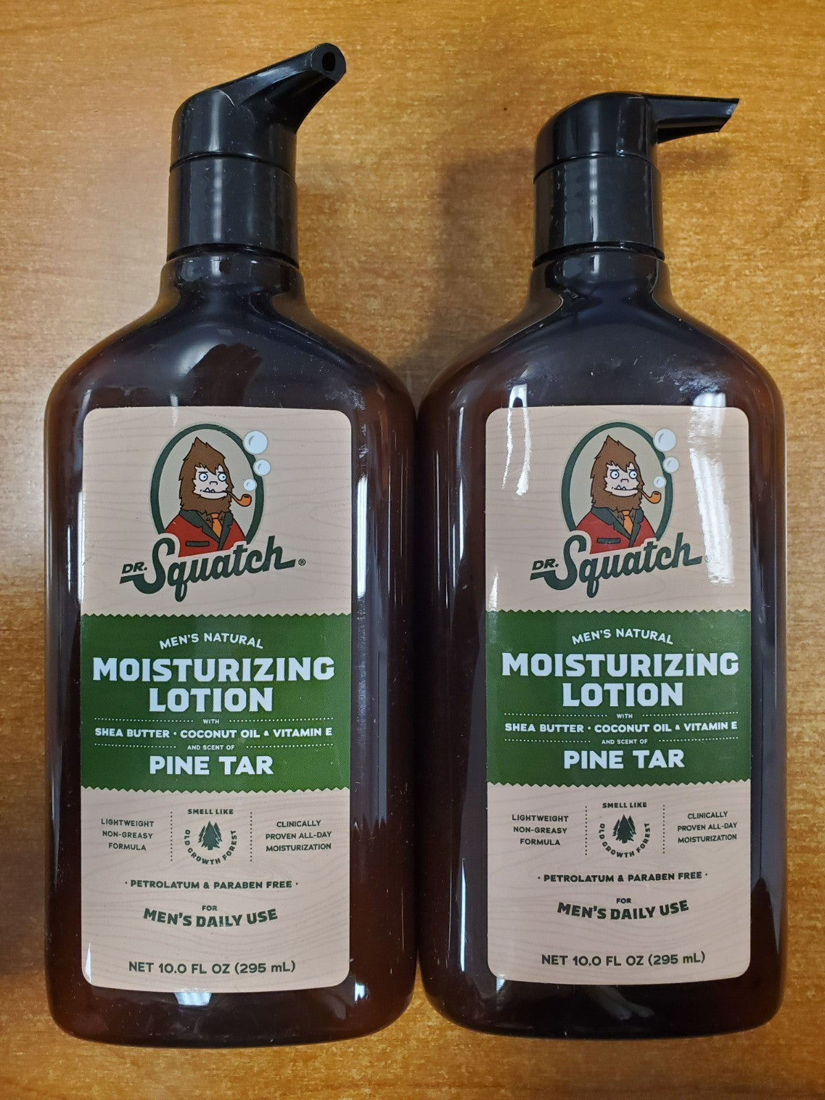 Men's Natural Moisturizing Lotion Pine Tar - 2 Pack
