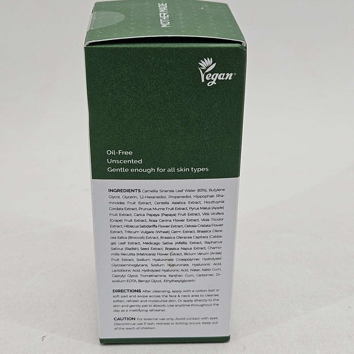 Organic Green Tea Toner for Skin Hydration & Oil Control - 6.76oz