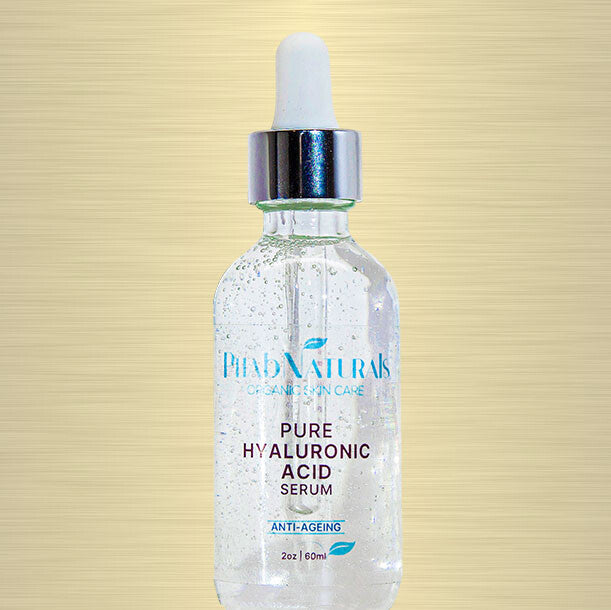 Pure Hyaluronic Acid Serum for Hydrating & Anti-Aging Skin Care - Plumps Fine Lines