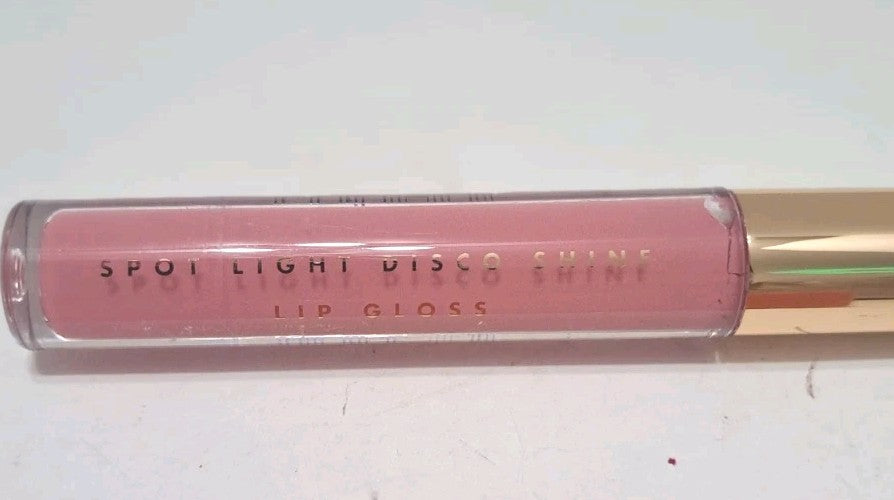 Disco Shine Lip Gloss QUEEN Pink - Sparkling Lip Makeup, 0.11 fl oz