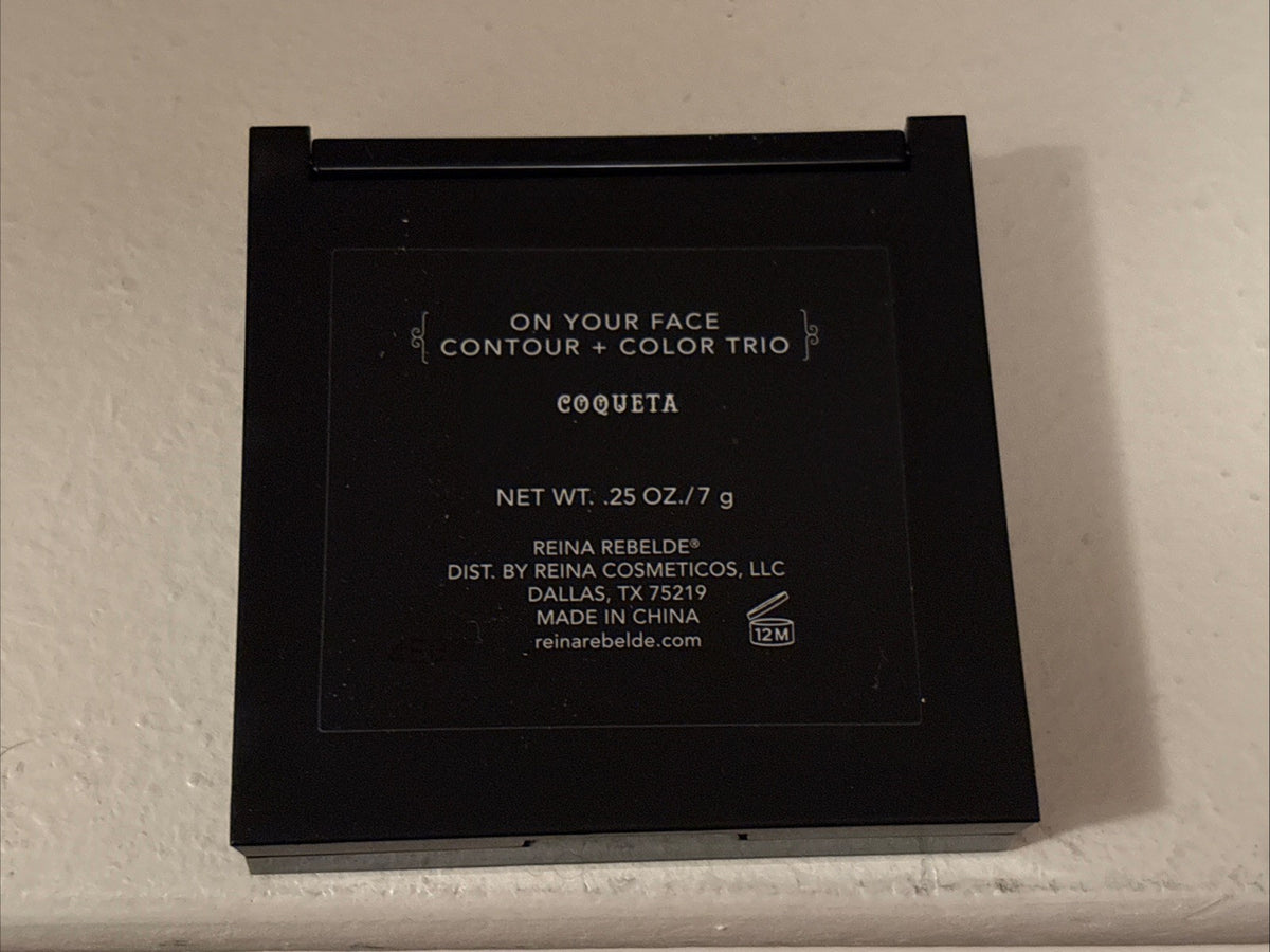 Face Contour & Color Trio Palette for Makeup - Coqueta