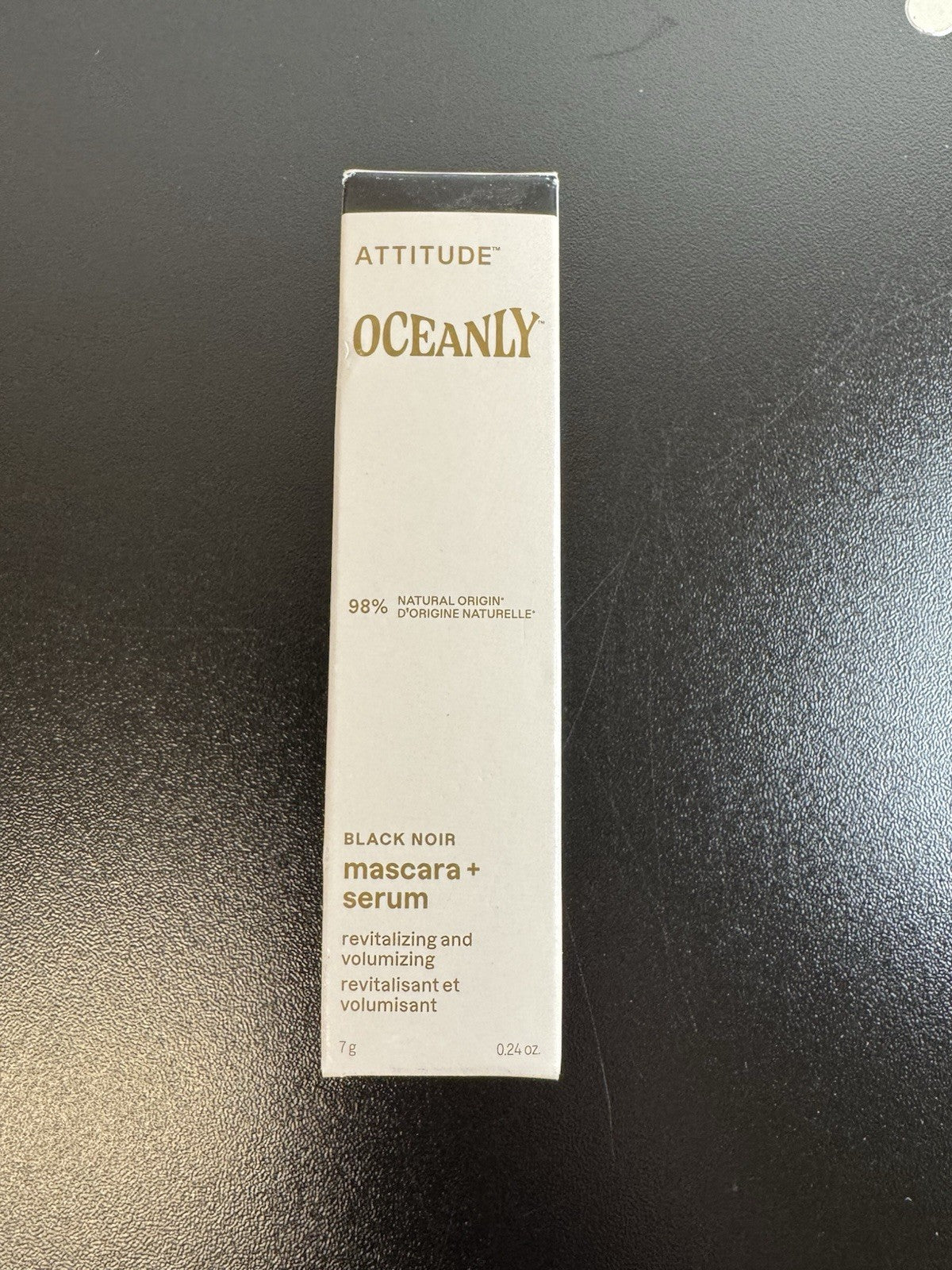 Revitalizing Black Mascara with Serum - Volumizing Eye Makeup 7g