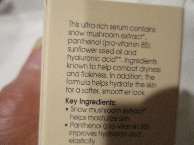 Snow Mushroom Extract Face Serum with B5 & Sunflower Seed Oil - 1 Fl Oz