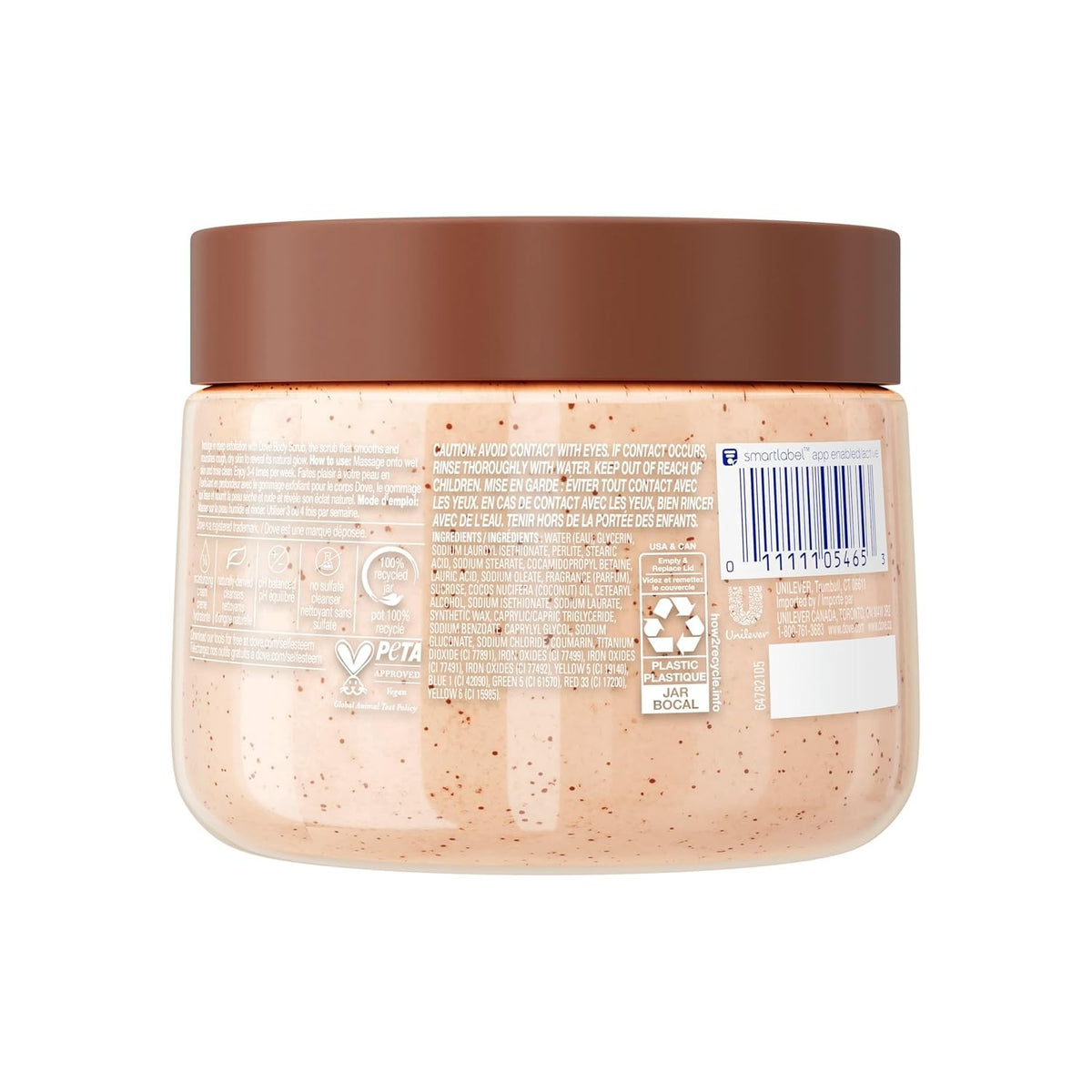 2 Pack Dove Exfoliating Body Polish Brown Sugar & Coconut Butter
