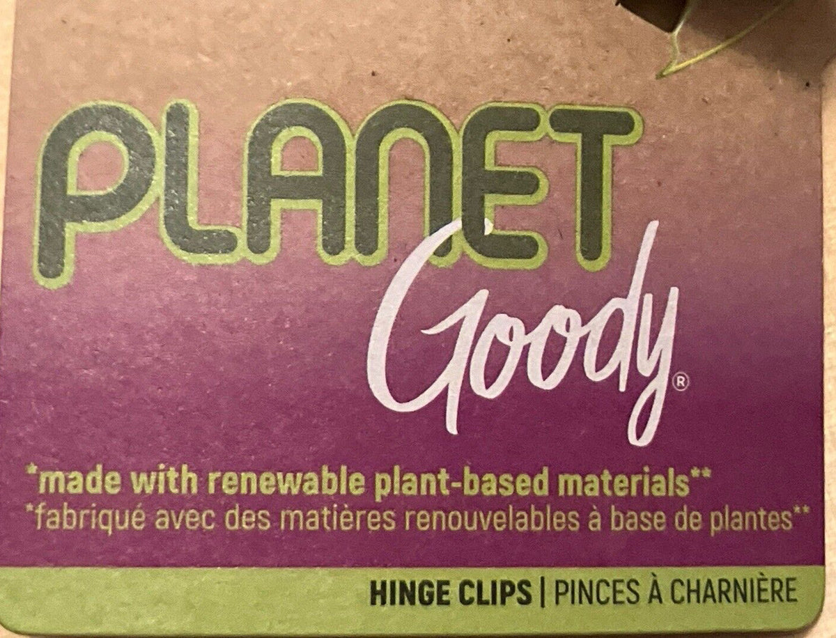 Goody Planet Hinge Clips Renewable Plant Based Wood Pink Lot Of 5