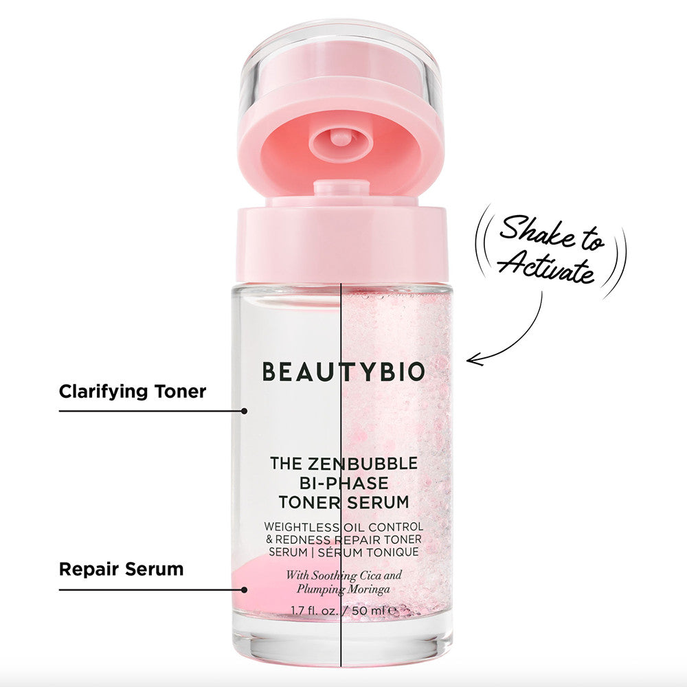 Bi-Phase Toner Serum for Face 1.7 oz Hydrating & Rejuvenating Skincare