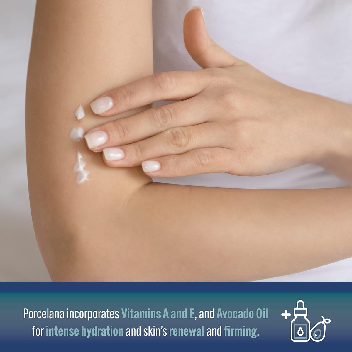 Porcelana Nighttime Hydration Cream - Fades Dark Spots & Evens Skin Tone, 3 oz, Pack of 2