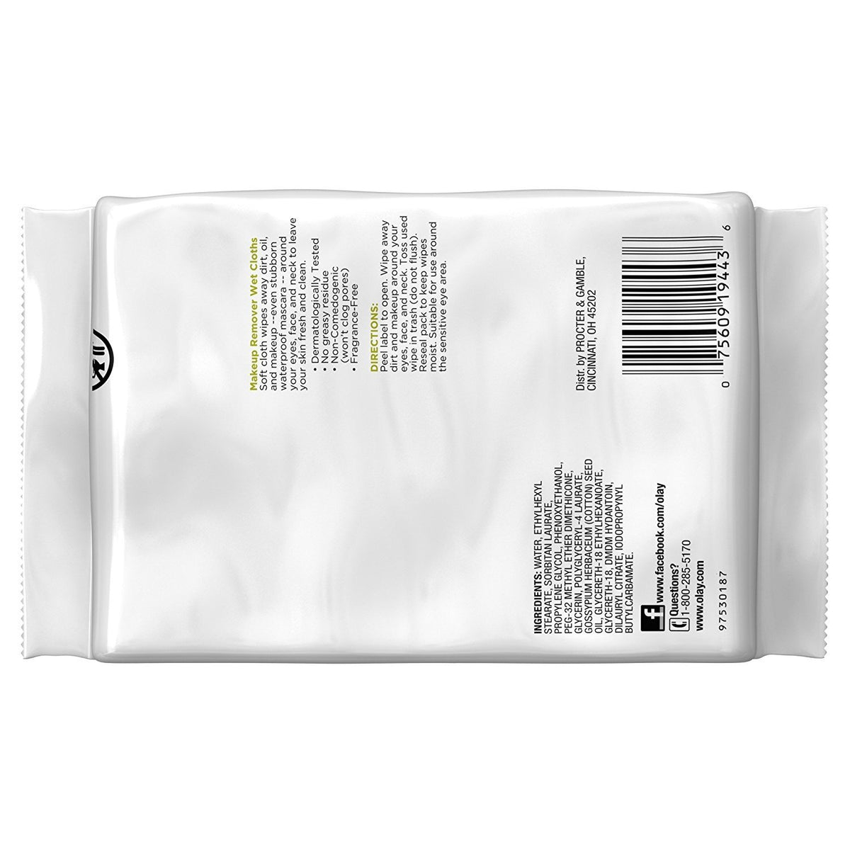 Makeup Remover Wipes Fragrance-Free 25 Count - Gentle Face & Eye Cleanser