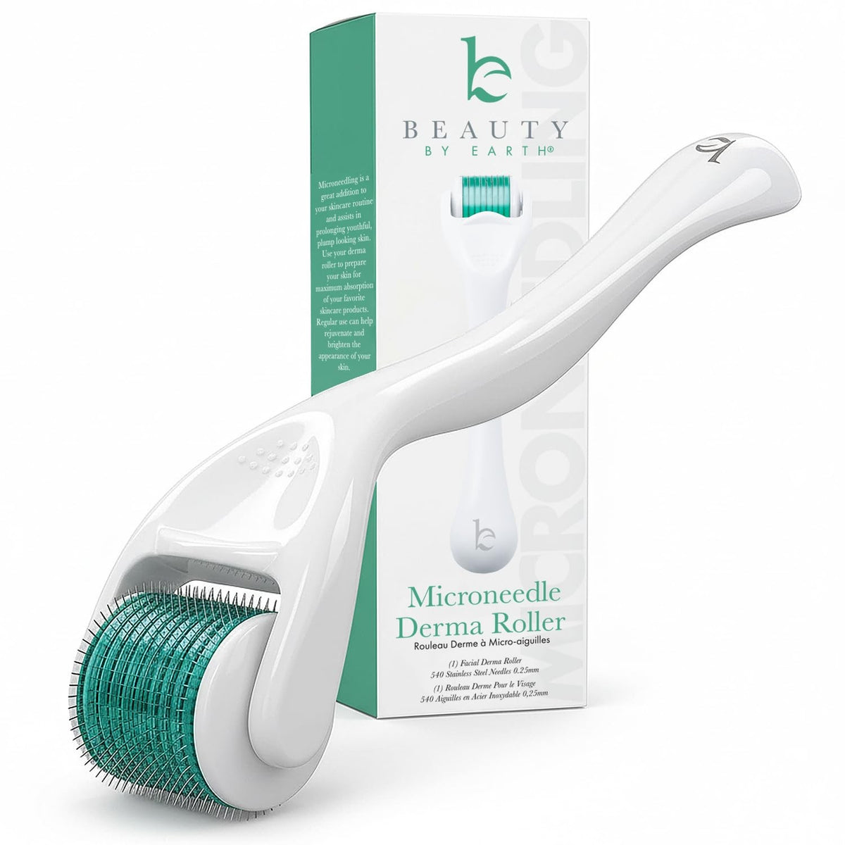 Derma Roller for Face, Beard & Scalp - Microneedling 0.25mm Skin Care Tool