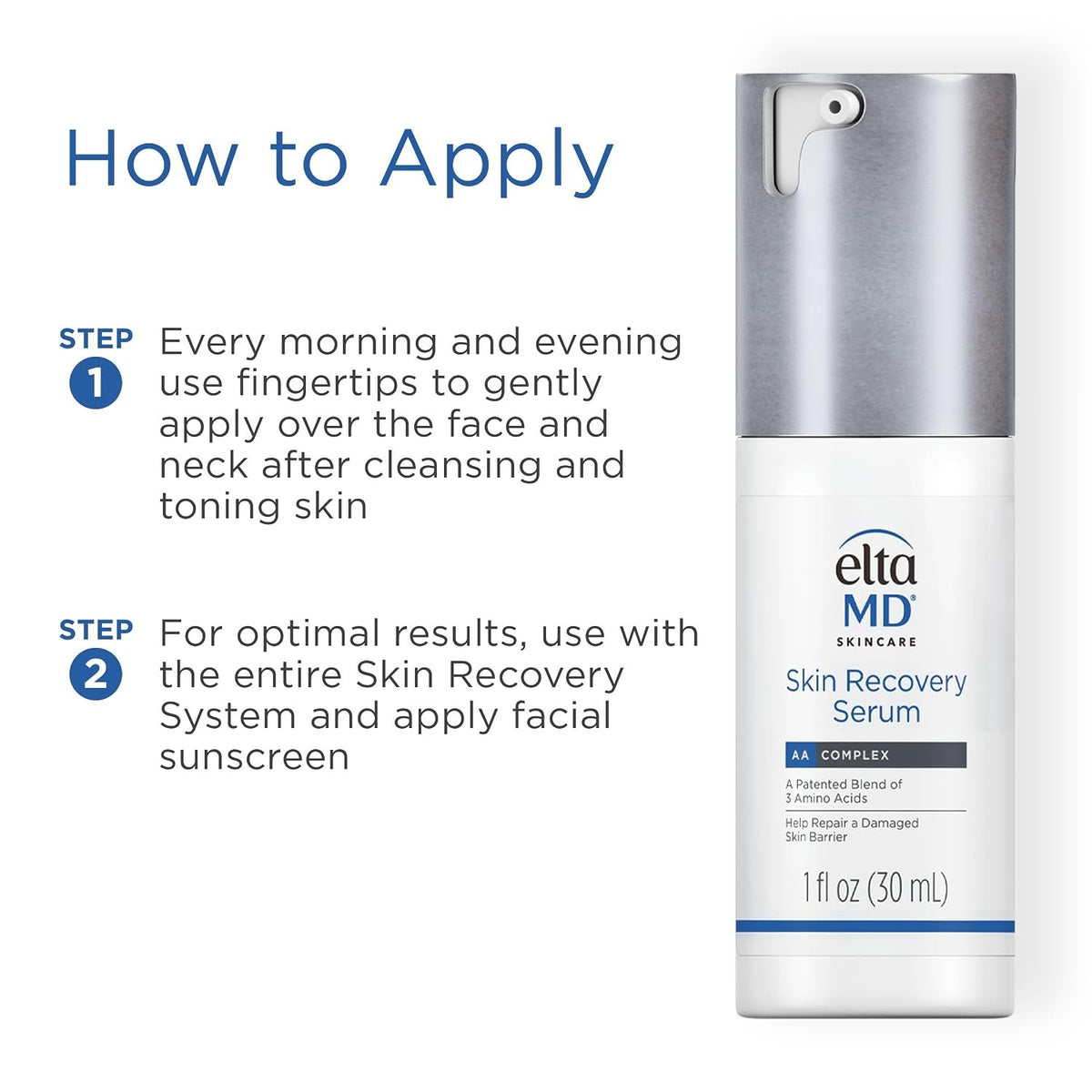 Elta MD Skin Recovery Serum 30ml - Calms and Repairs Sensitive Skin