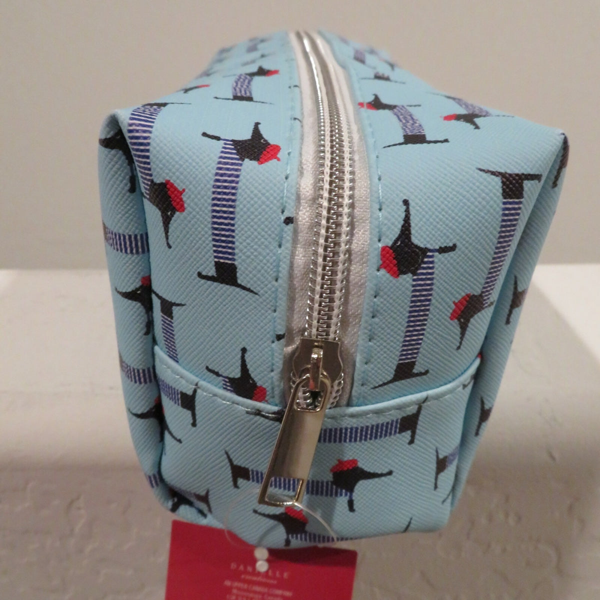 Dachshund French Beret Makeup Tote Bag Travel Organizer