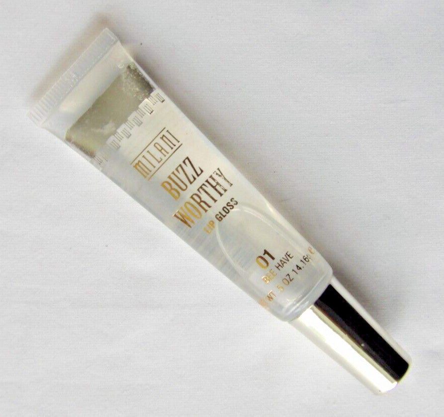 Cruelty-Free Lip Gloss - Buzz Worthy #01 Bee, 0.5 oz, Moisturizing & Shiny
