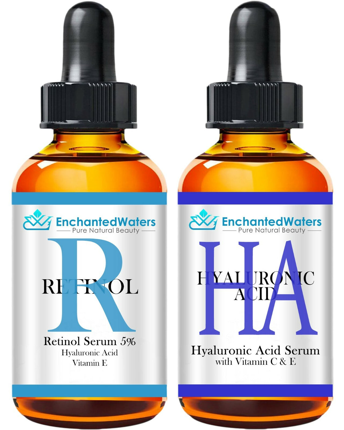 Hyaluronic Acid + Retinol Anti-Aging Serum 2-Pack