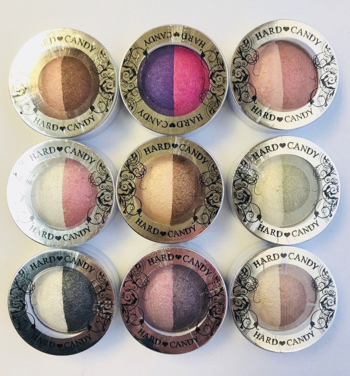 Hard Candy Baked Eye Shadow Duo All Shades Sealed - Eye Makeup Palette