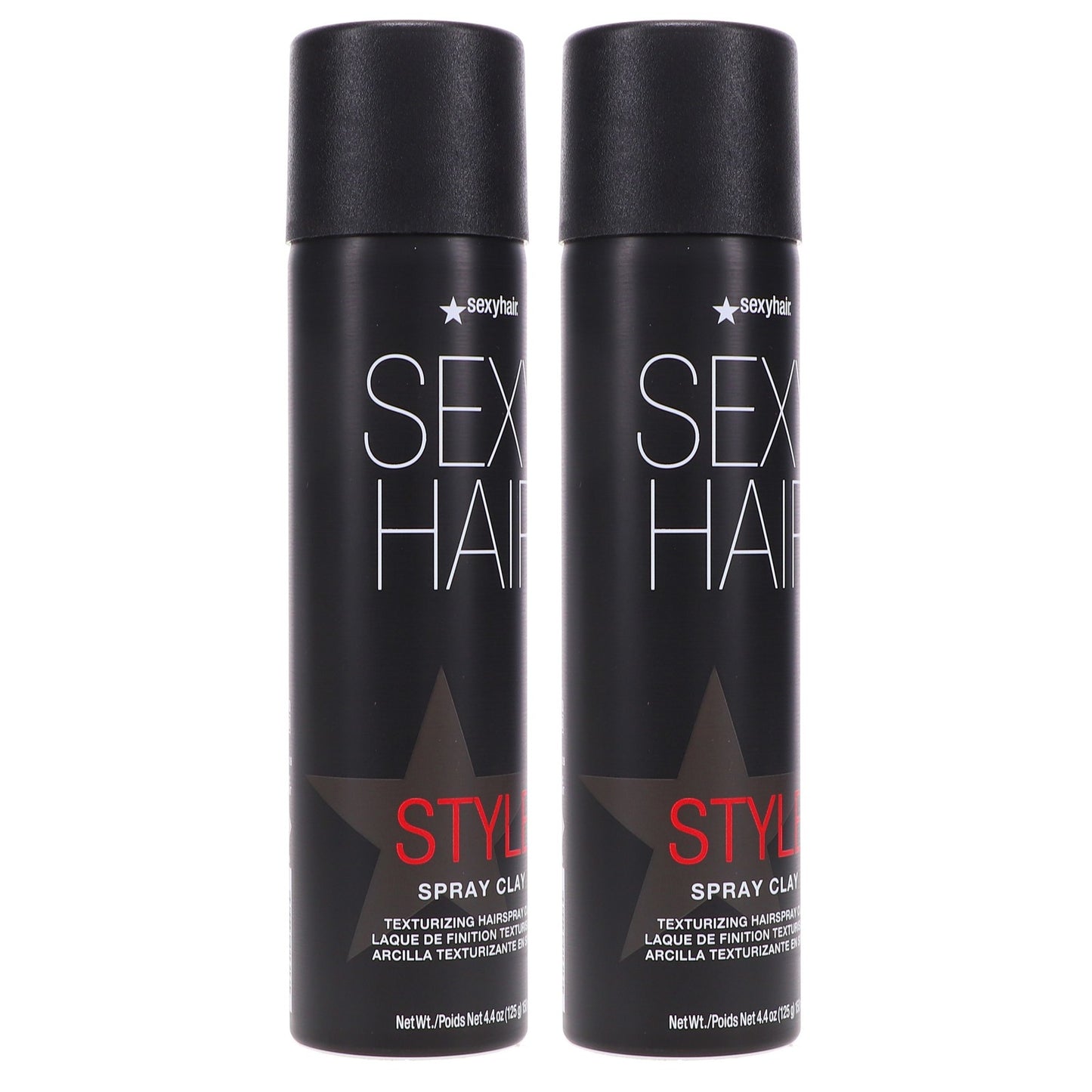 Hair Styling Spray Clay 4.4 oz - Matte Finish, Texture & Volume - 2 Pack
