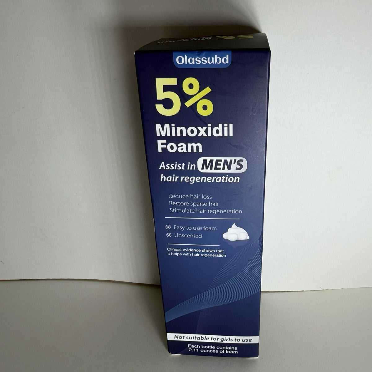 Minoxidil 5% Foam Mens Hair Growth Thinning Receding Regeneration New