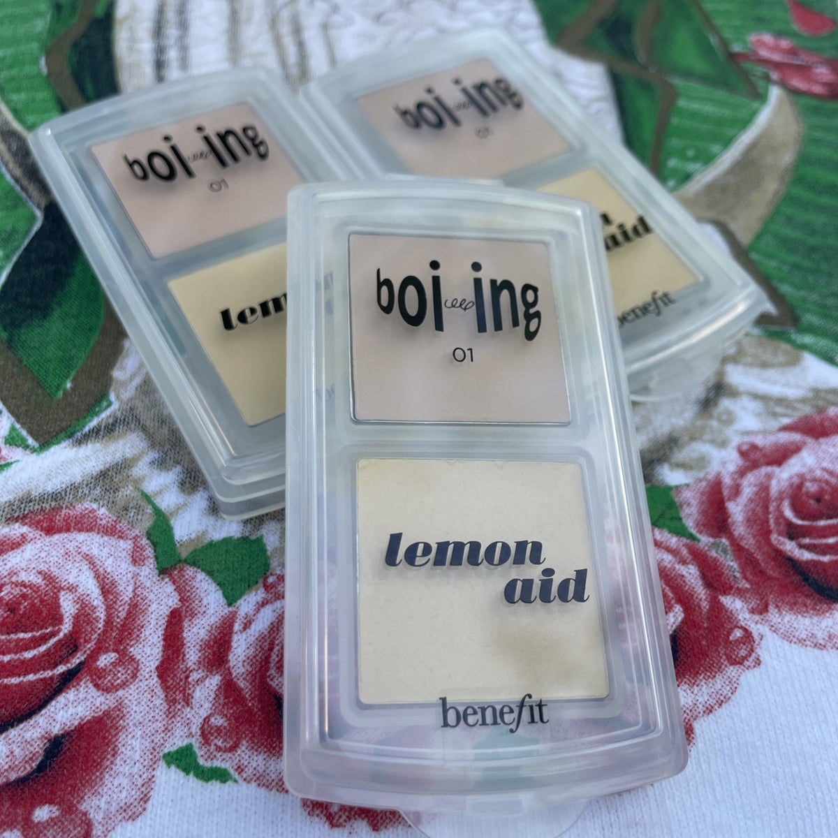 Benefit Mini Boi-ing 01 & Lemon Aid Concealer Set - Travel Size 1.3g