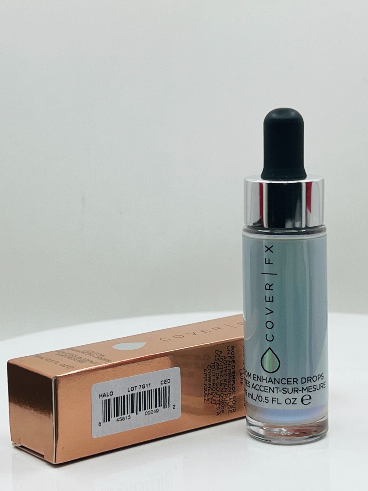 Cover FX Custom Enhancer Drops Halo - 0.5oz Liquid Highlighter Makeup